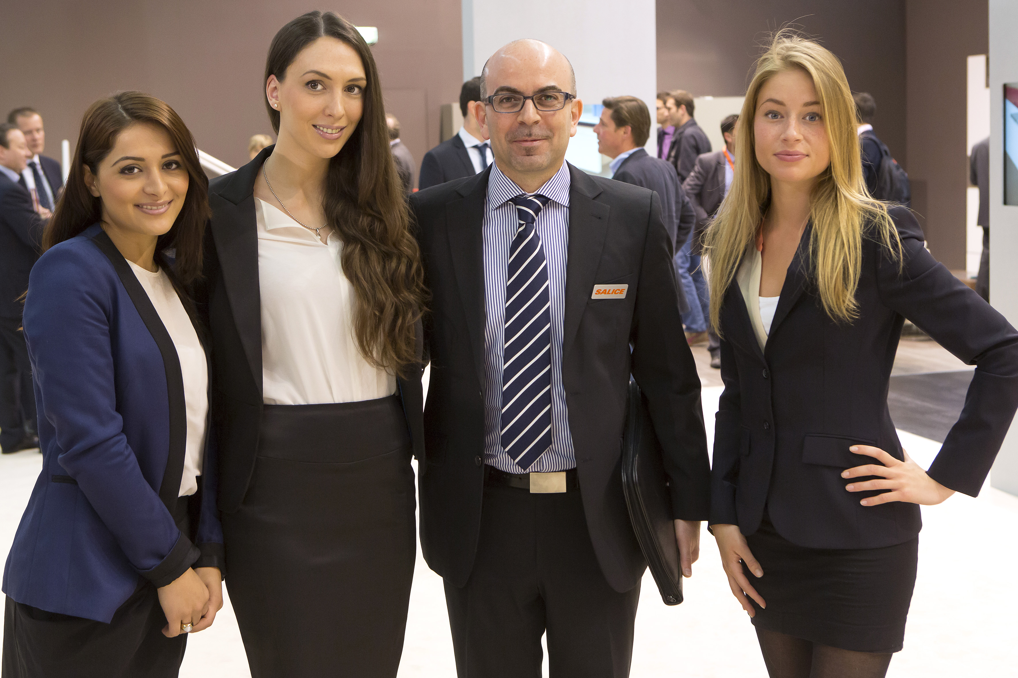 Messehostessen bei einer Ring Sport-Veranstaltung