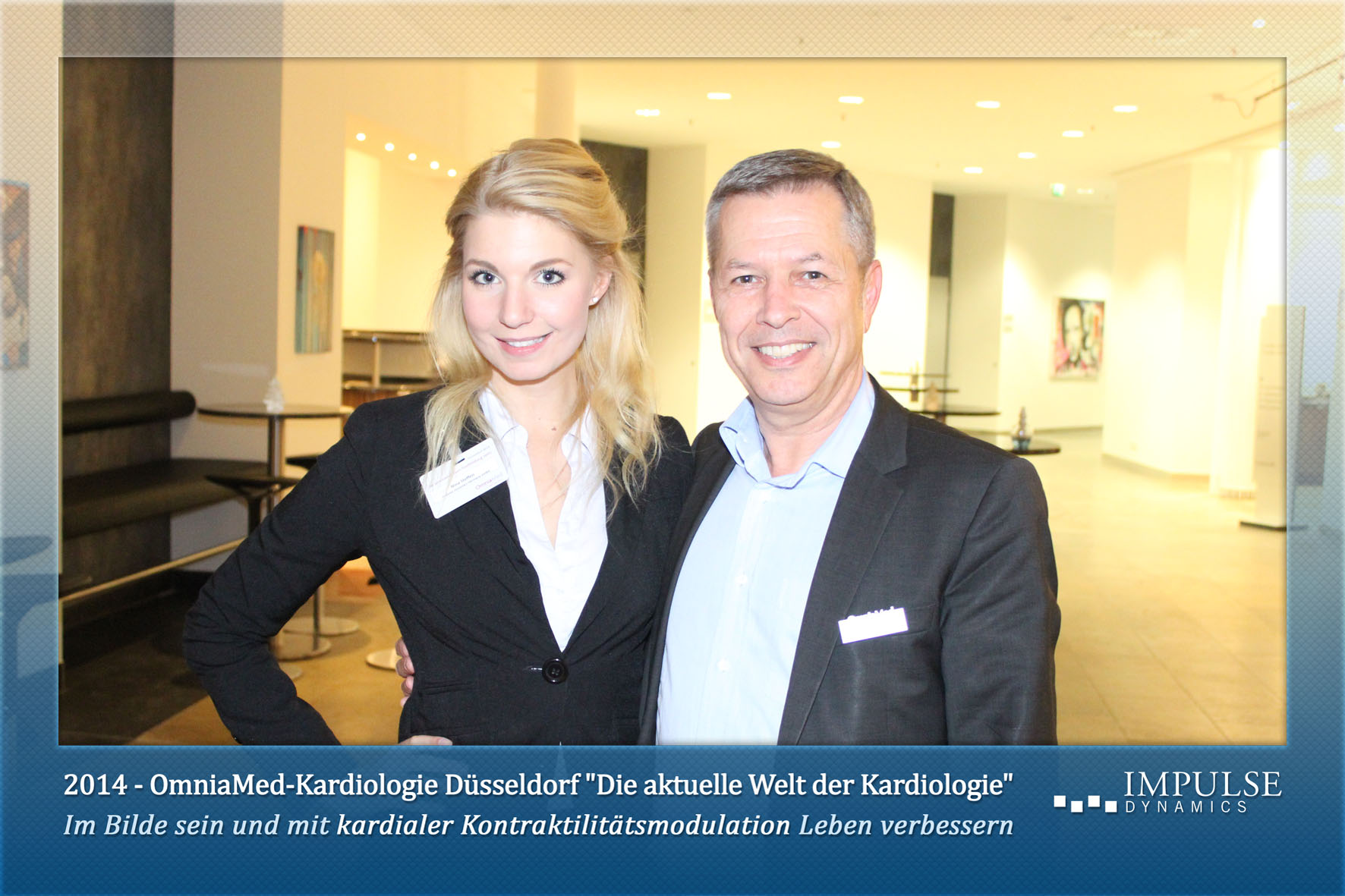 Hostessen bei einem Kongress